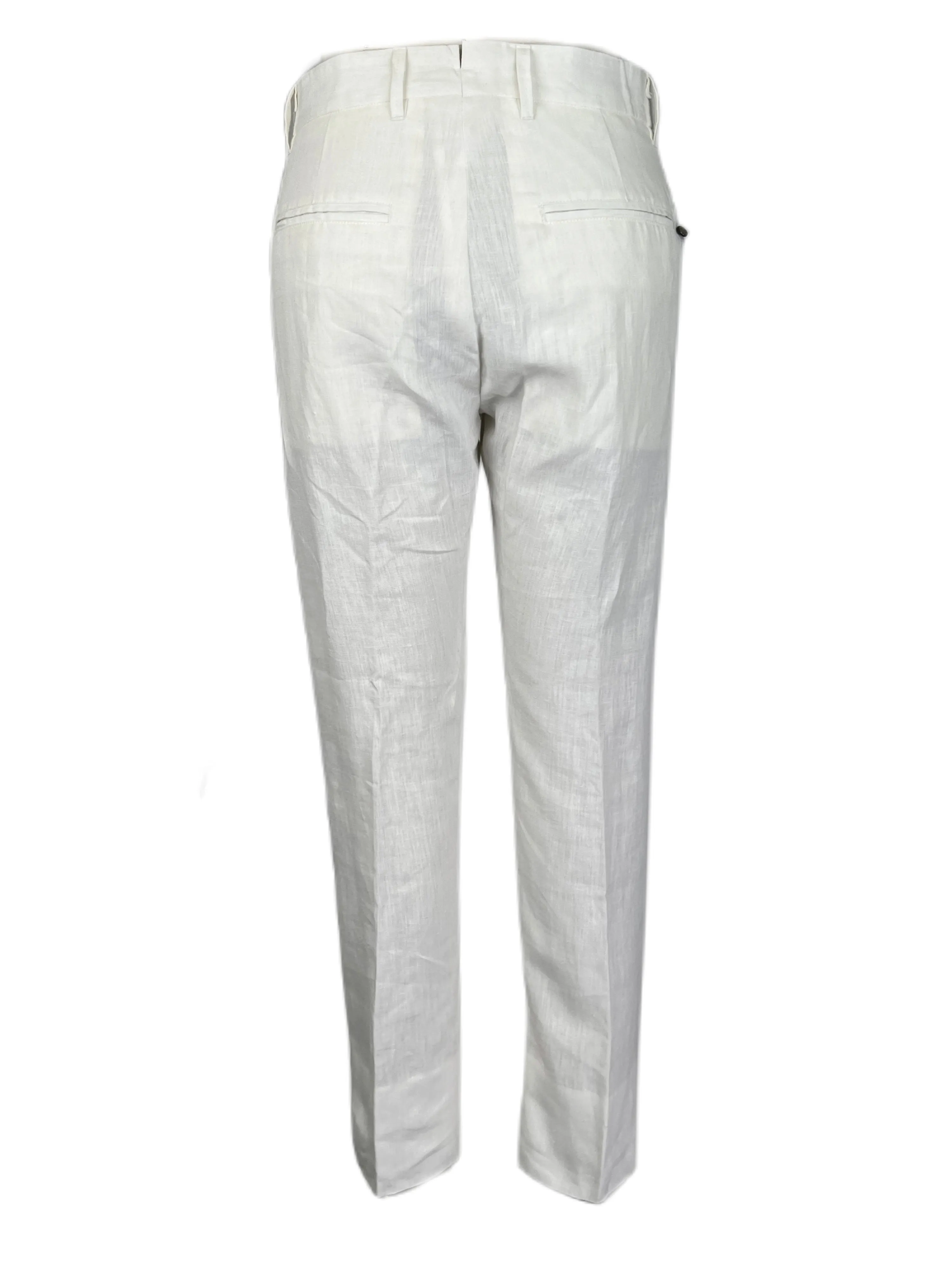 ( )PEOPLE Men's Beige Straight Leg Chinos Pants Sz 34 NWT