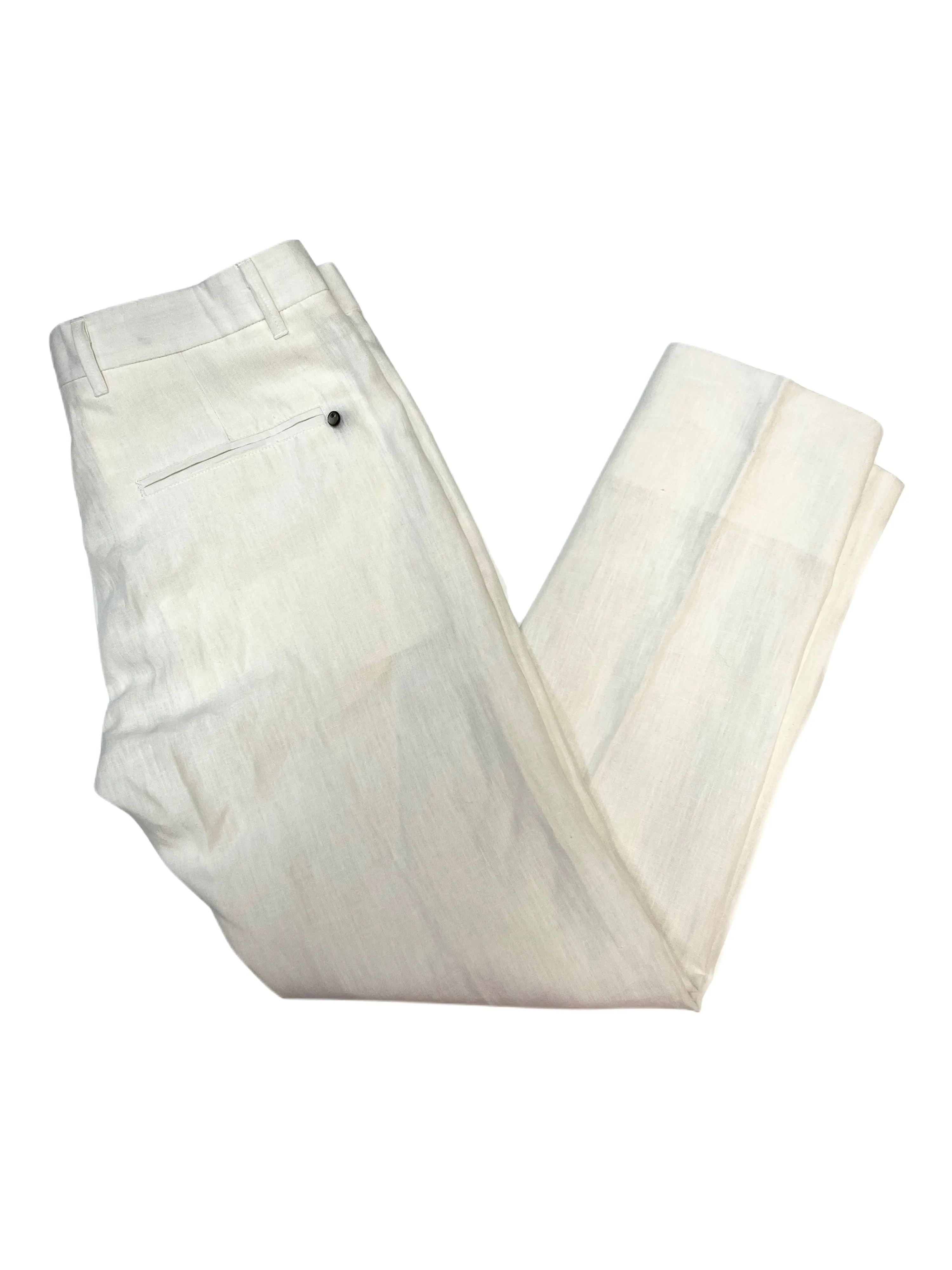 ( )PEOPLE Men's Beige Straight Leg Chinos Pants Sz 34 NWT