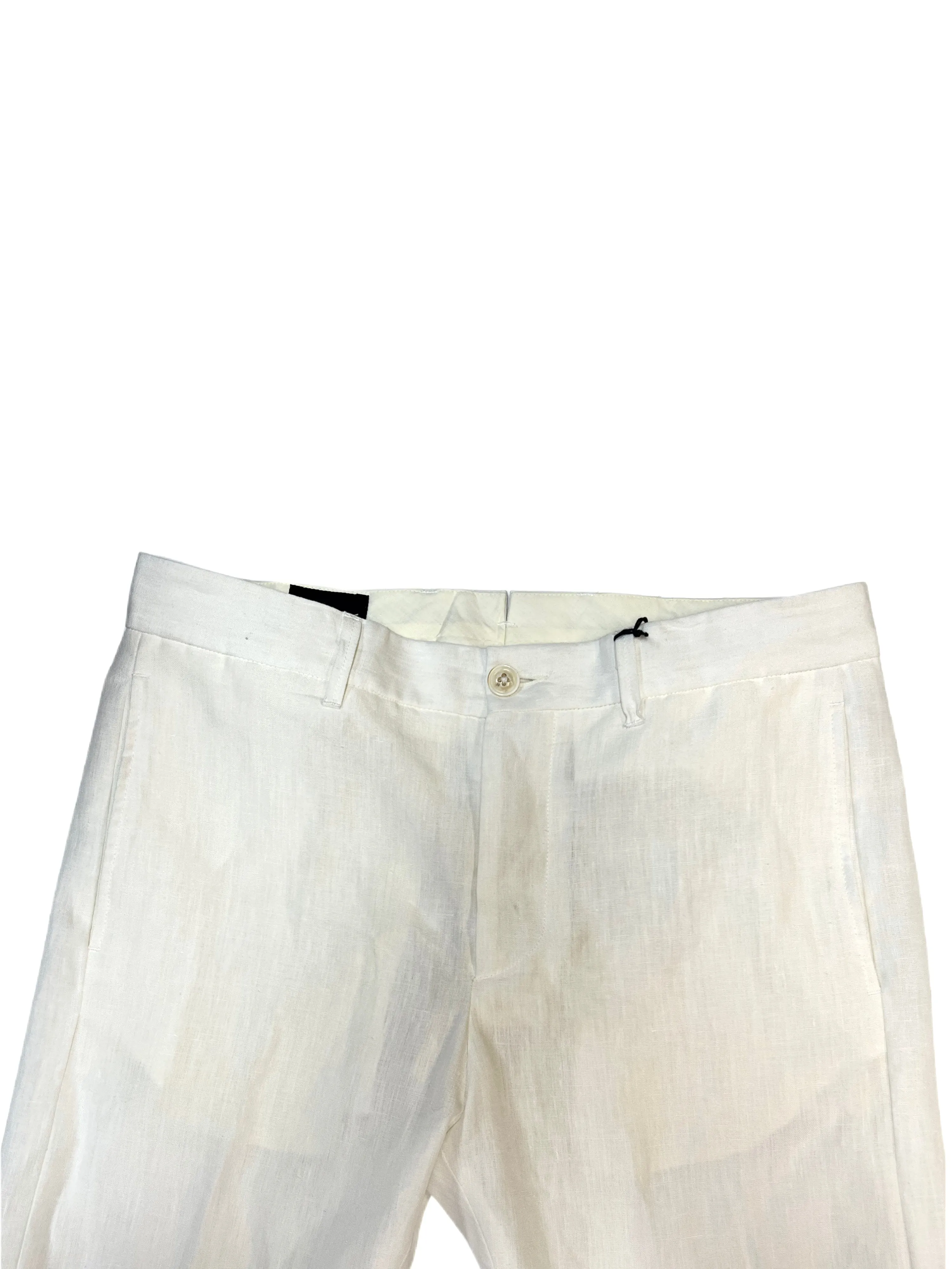 ( )PEOPLE Men's Beige Straight Leg Chinos Pants Sz 34 NWT