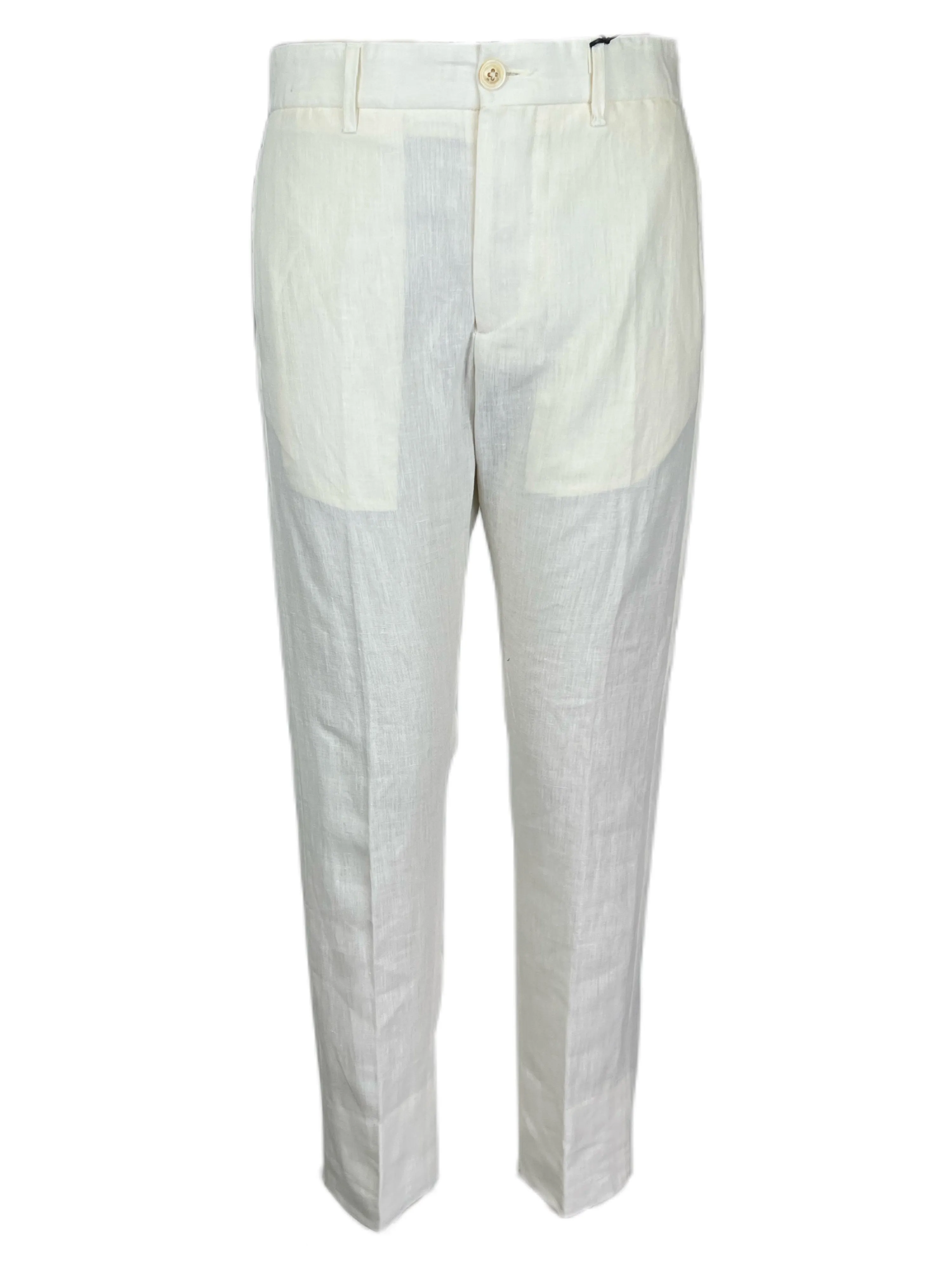 ( )PEOPLE Men's Beige Straight Leg Chinos Pants Sz 34 NWT