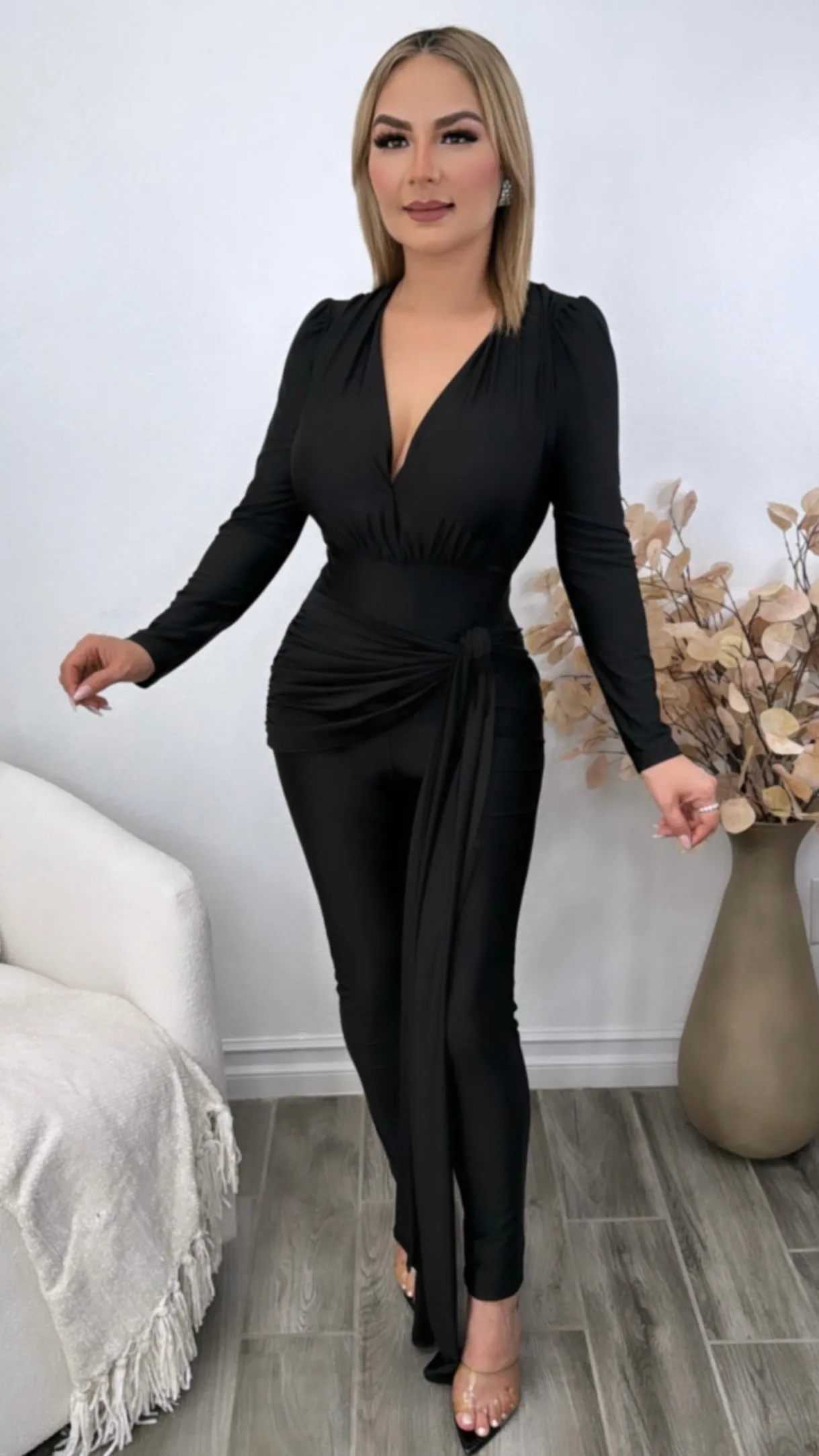 ASHANTI BLACK JUMPSUIT