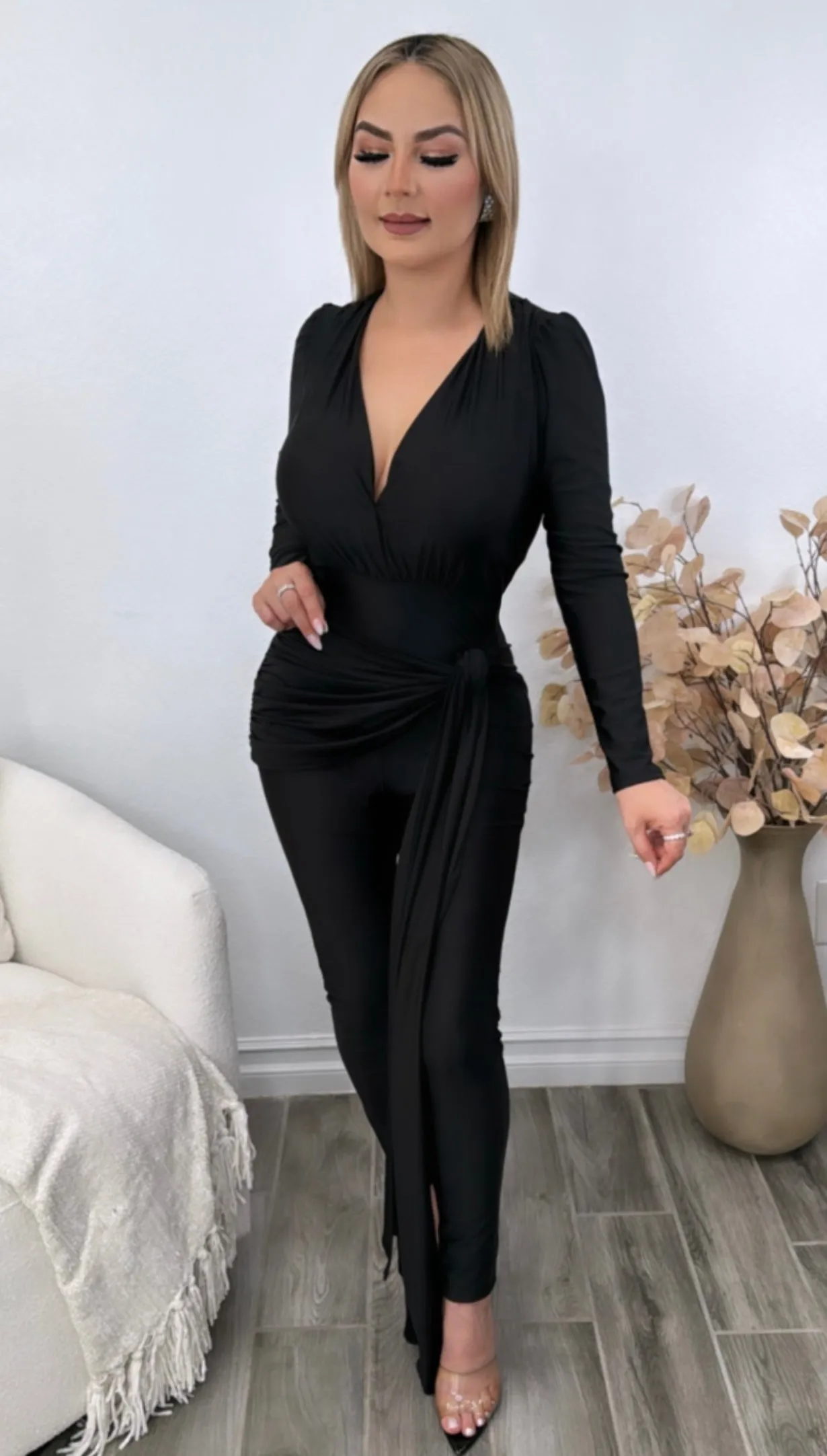 ASHANTI BLACK JUMPSUIT