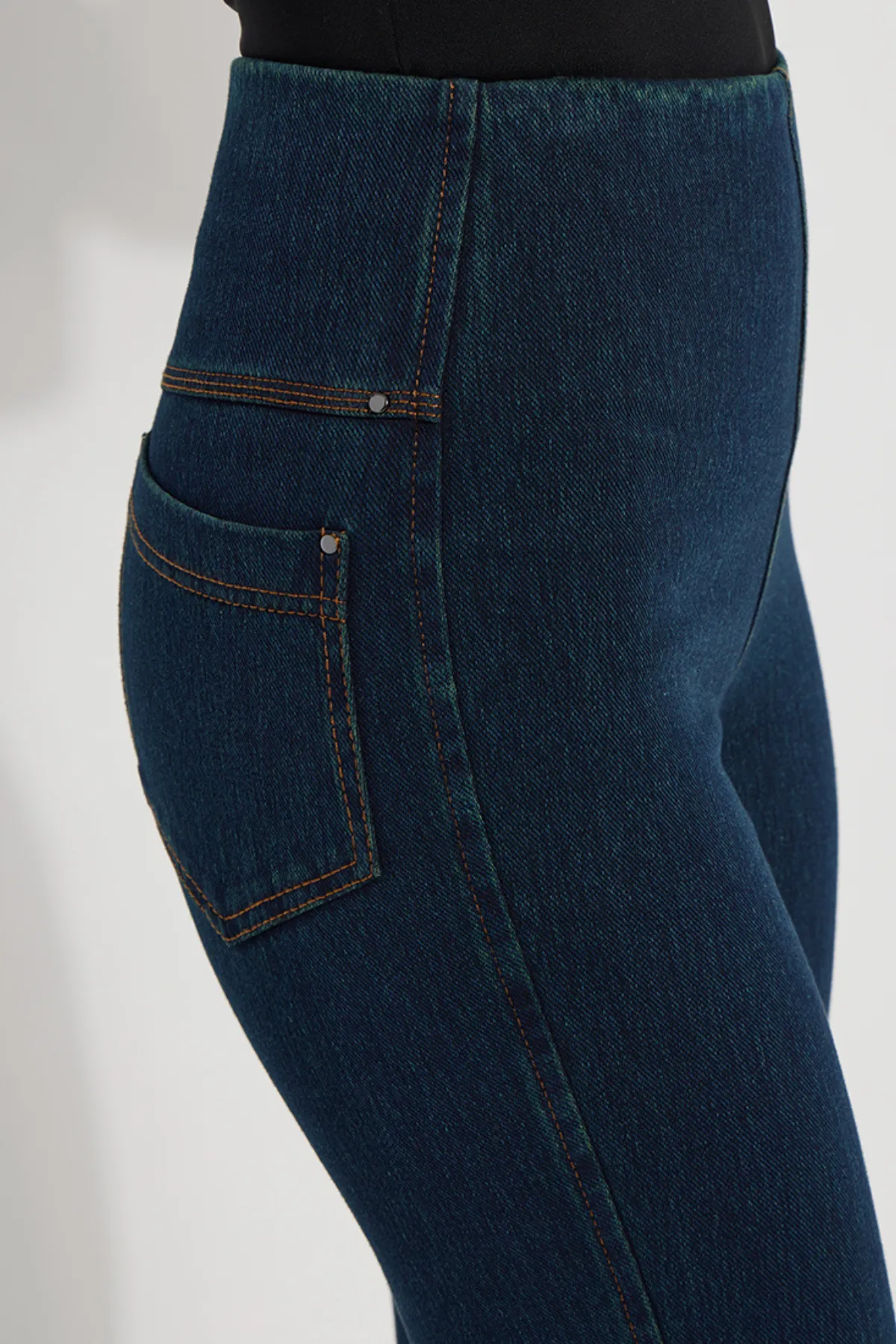 Baby Bootcut Ankle Denim- Indigo