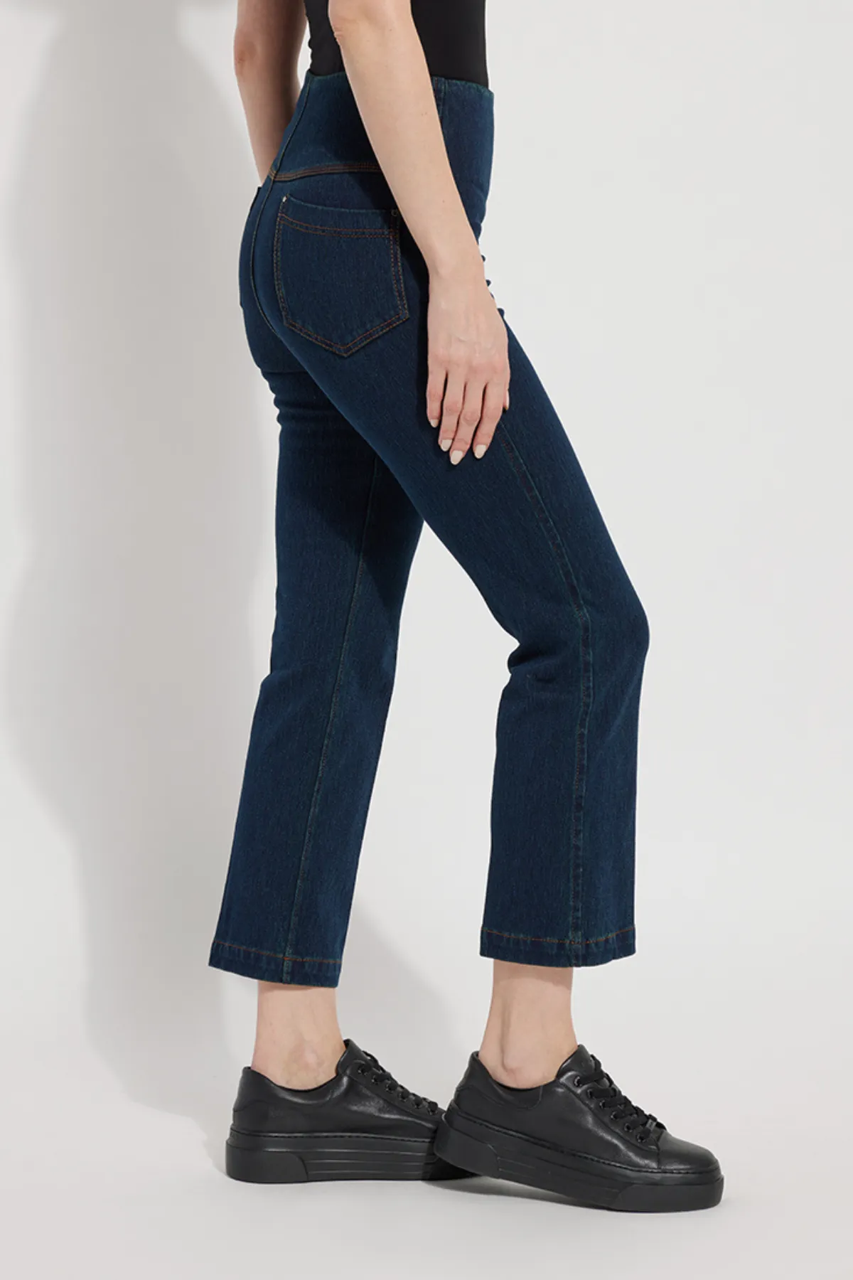 Baby Bootcut Ankle Denim- Indigo
