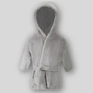 Baby Dressing Gown Bath Robe - Grey