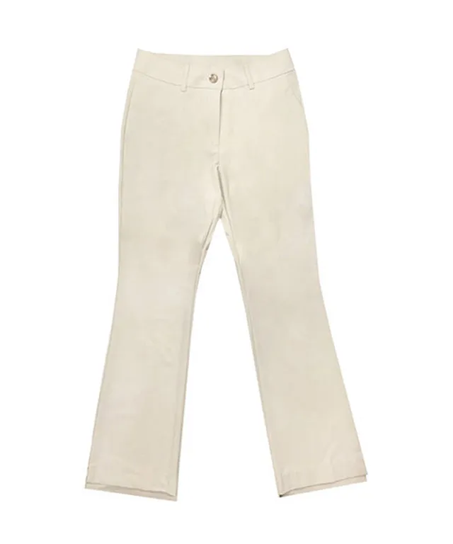 BENECIA 12 Cool Feeling Unbalanced Bootcut - Beige