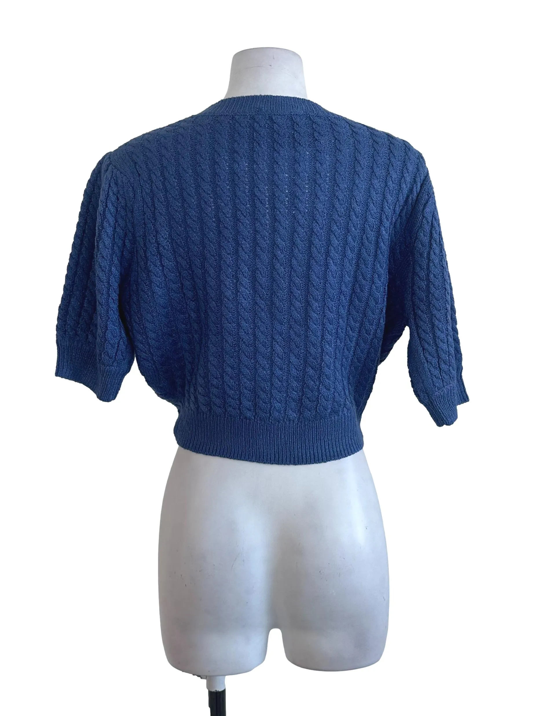 Berry Blue Knit Top