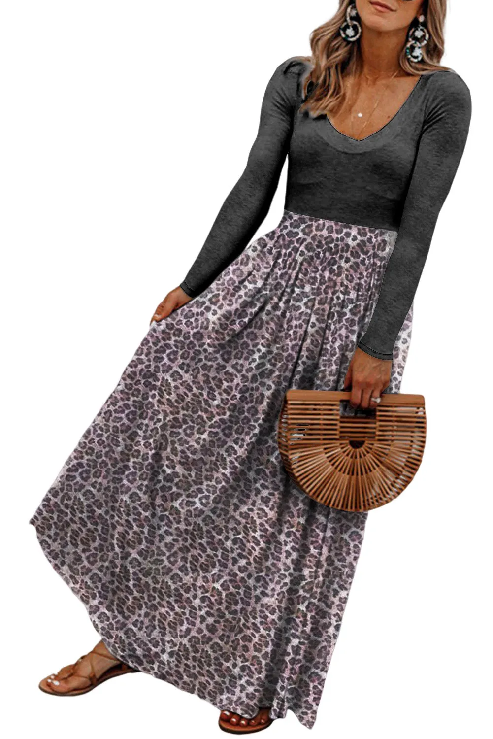Black Short Sleeve Bodice Flowy Wide Leg Jumpsuit