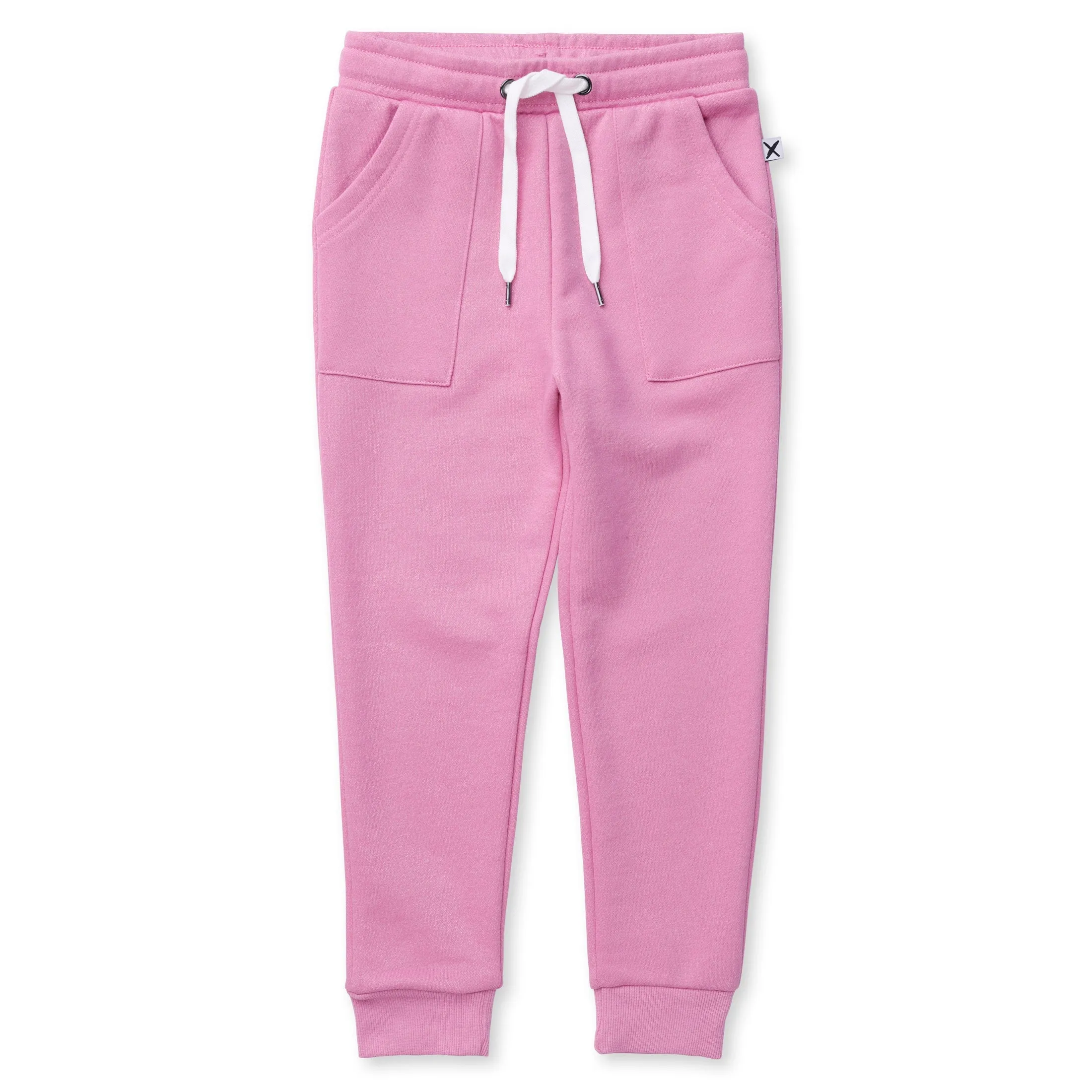 Box Pocket Sparkle Trackies - Fuchsia Sparkle