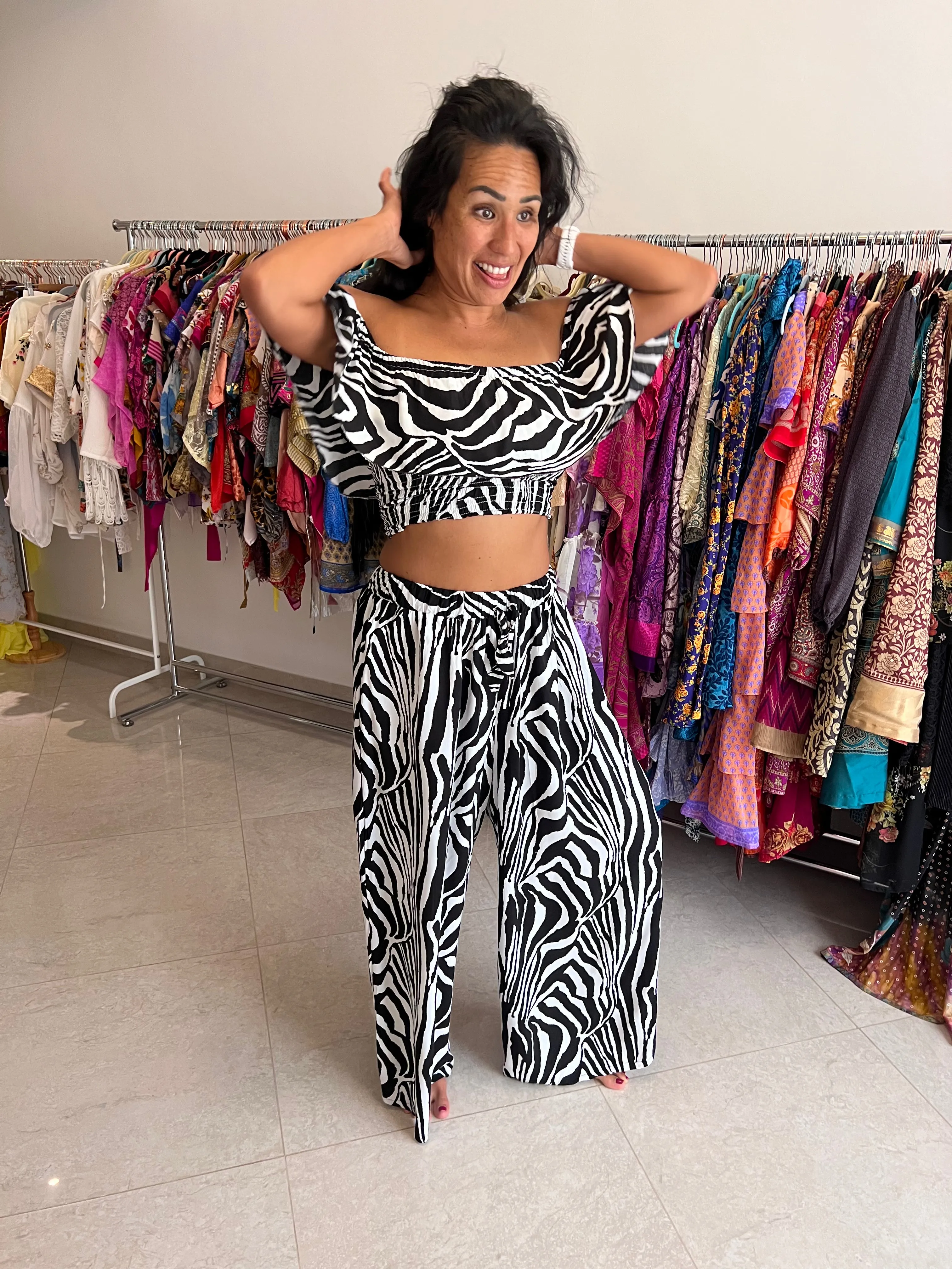 Butterfly top - Zebra
