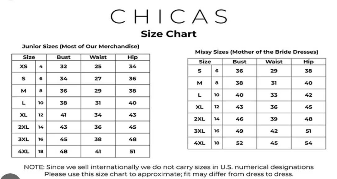Chicas Evening Gown YG5028