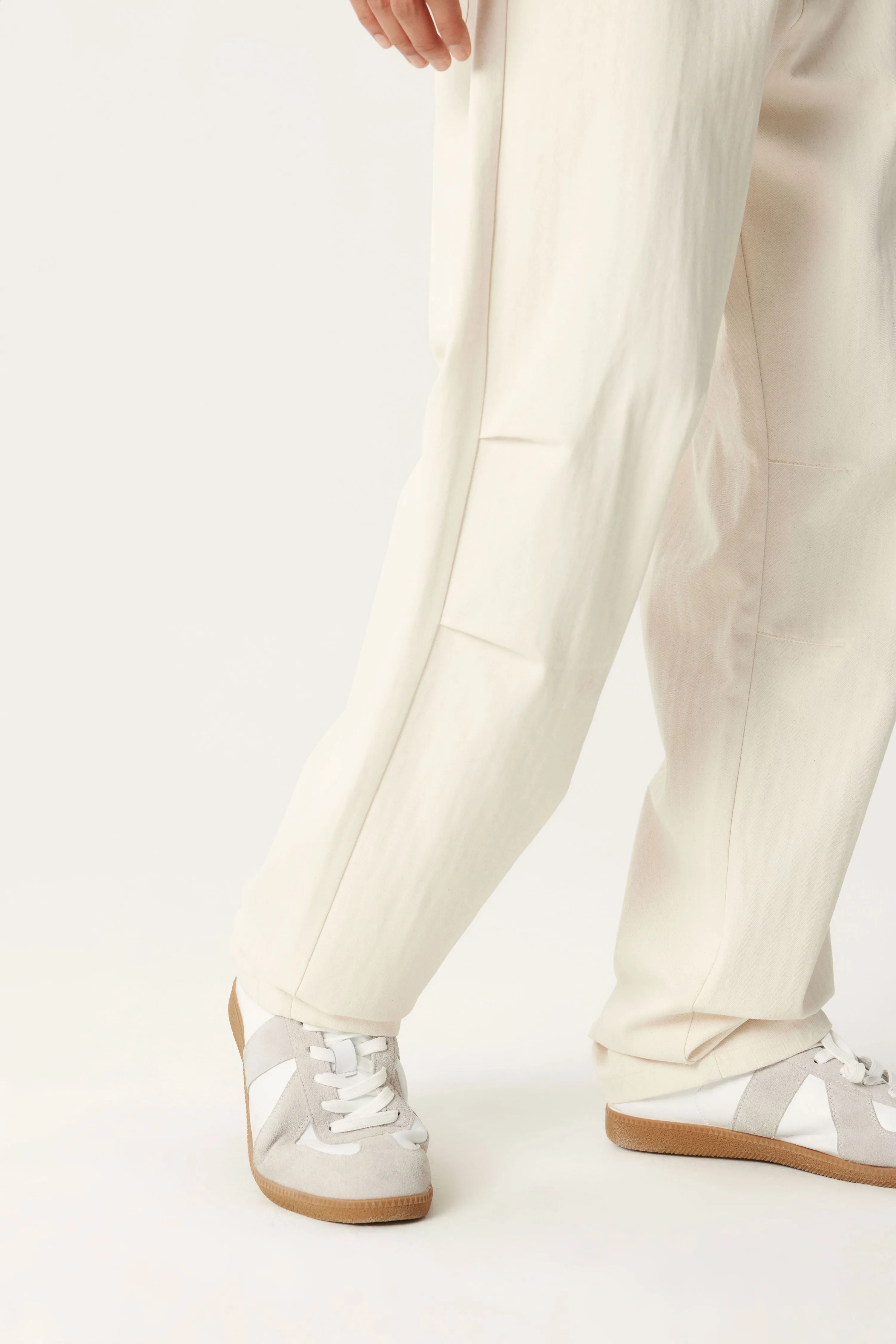 Cream White Straight Leg Pants