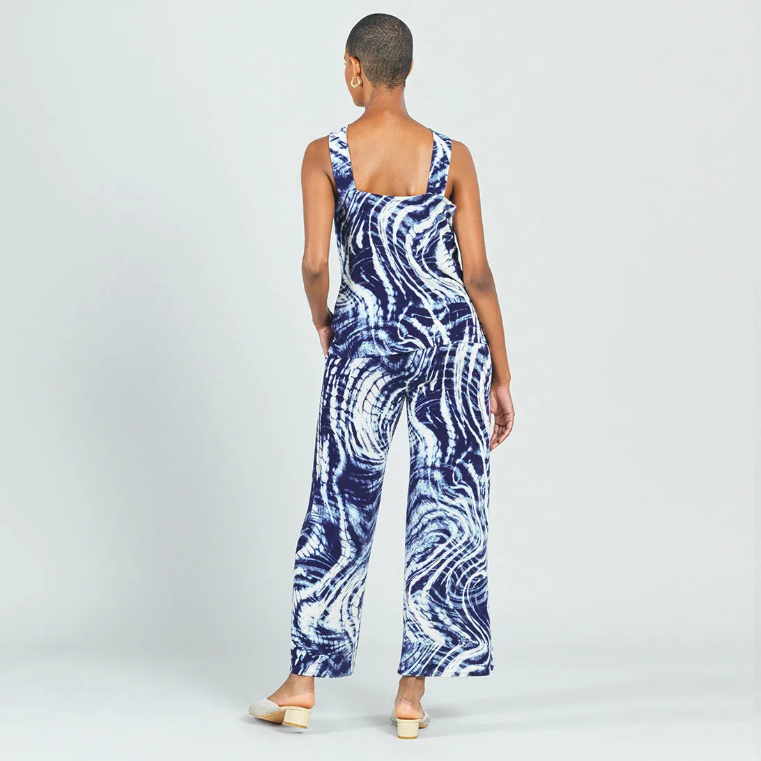 Crepe Knit - Grecian Halter Top - Swirl Wave - Final Sale!