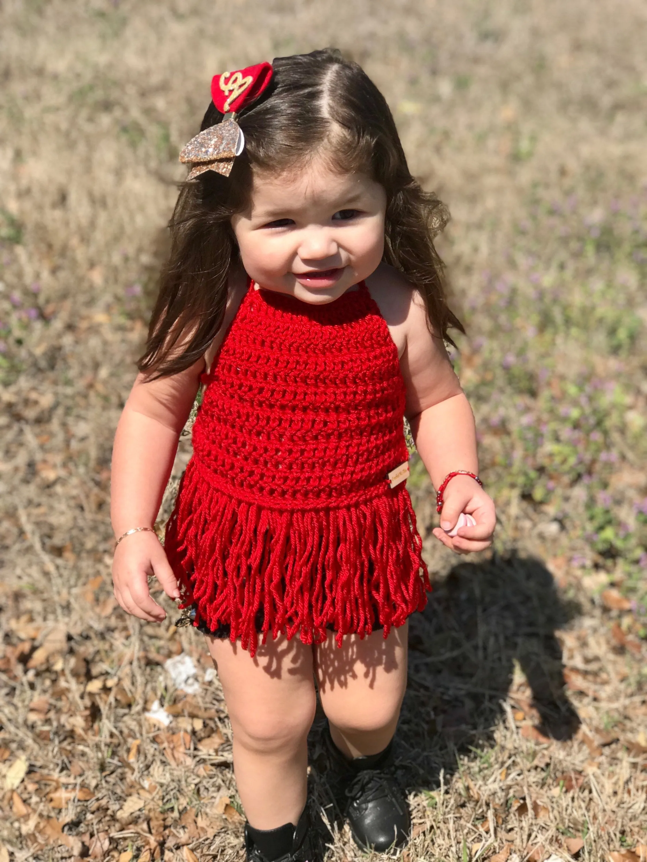 Crochet Fringe Halter Top