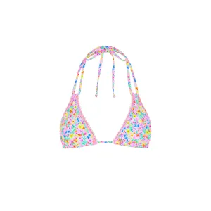 Crochet Halter Bikini Top - Moonflower