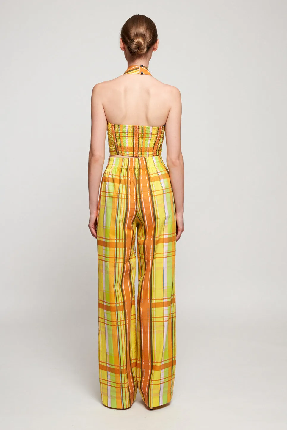 Crossover Halter | Straight Leg Trouser