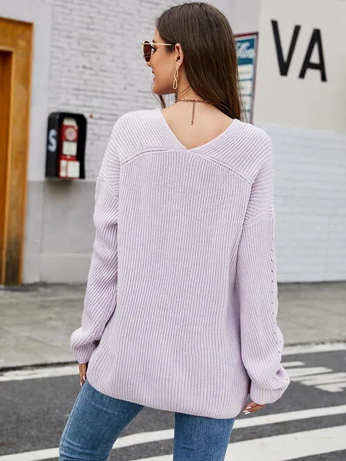 Drop Shoulder Sweater
