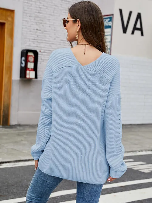 Drop Shoulder Sweater