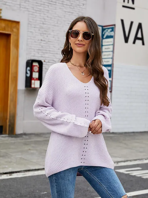 Drop Shoulder Sweater