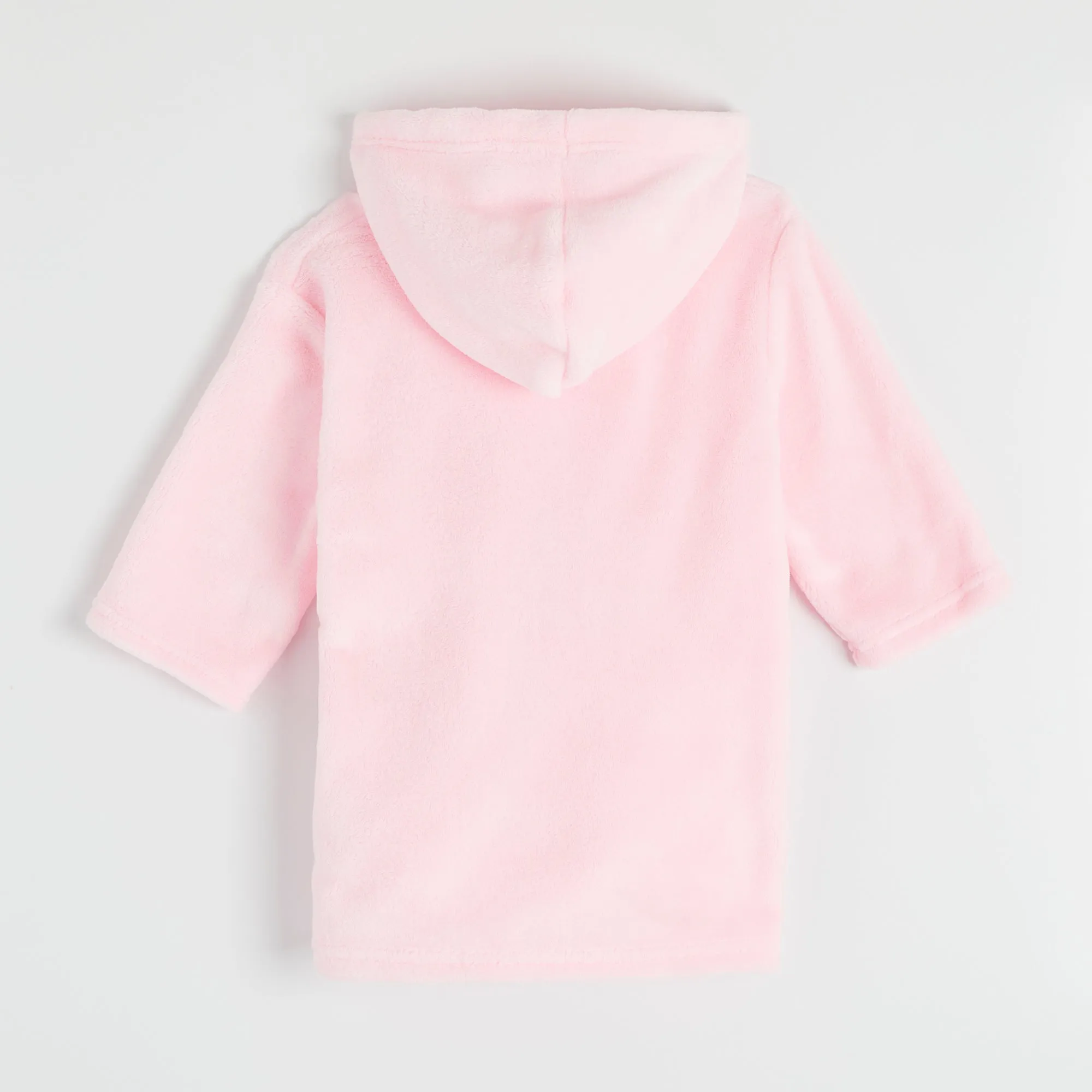 Embroidered Baby Pink Classic Dressing Gown
