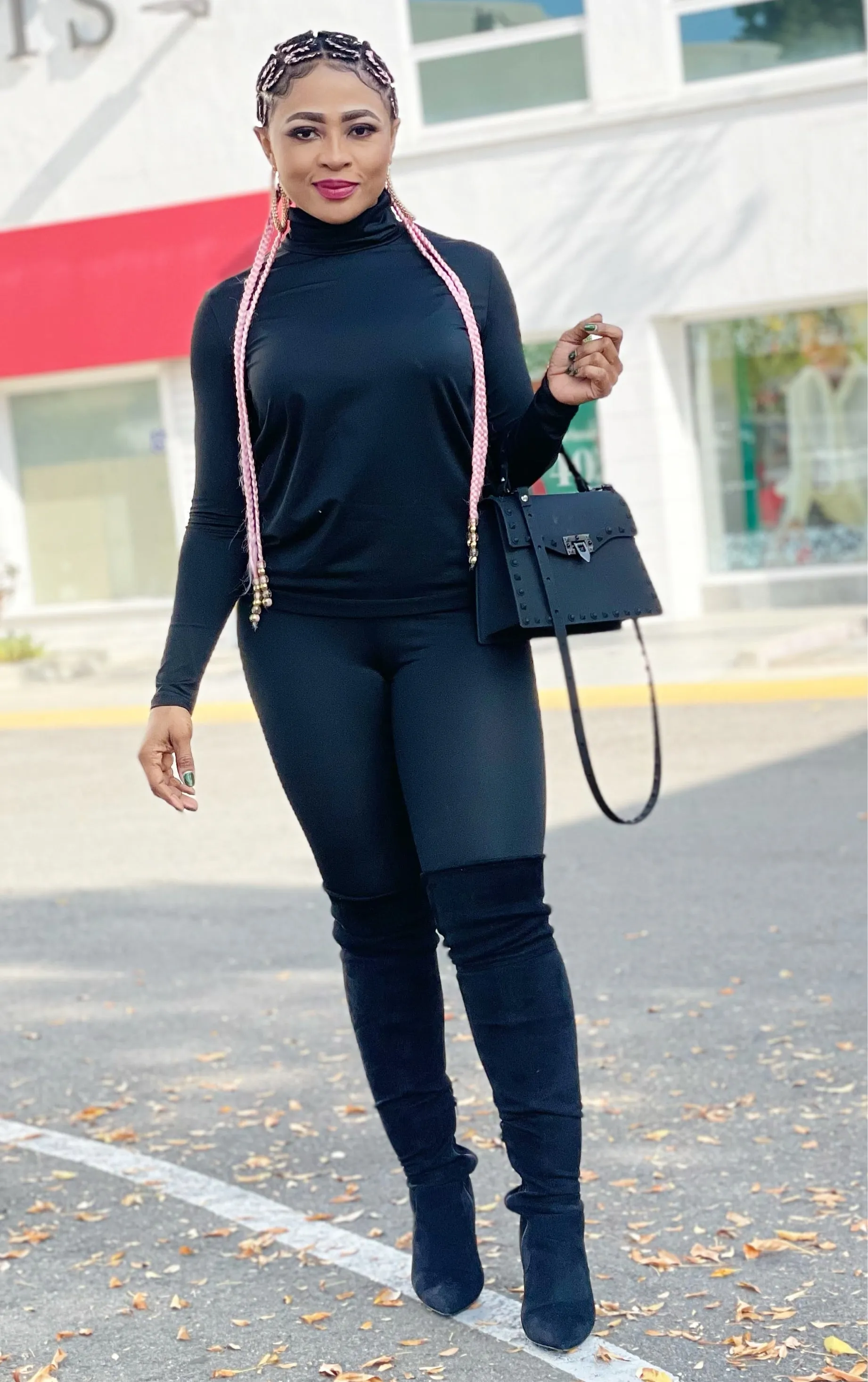 Emma Halter Neck Pants Set