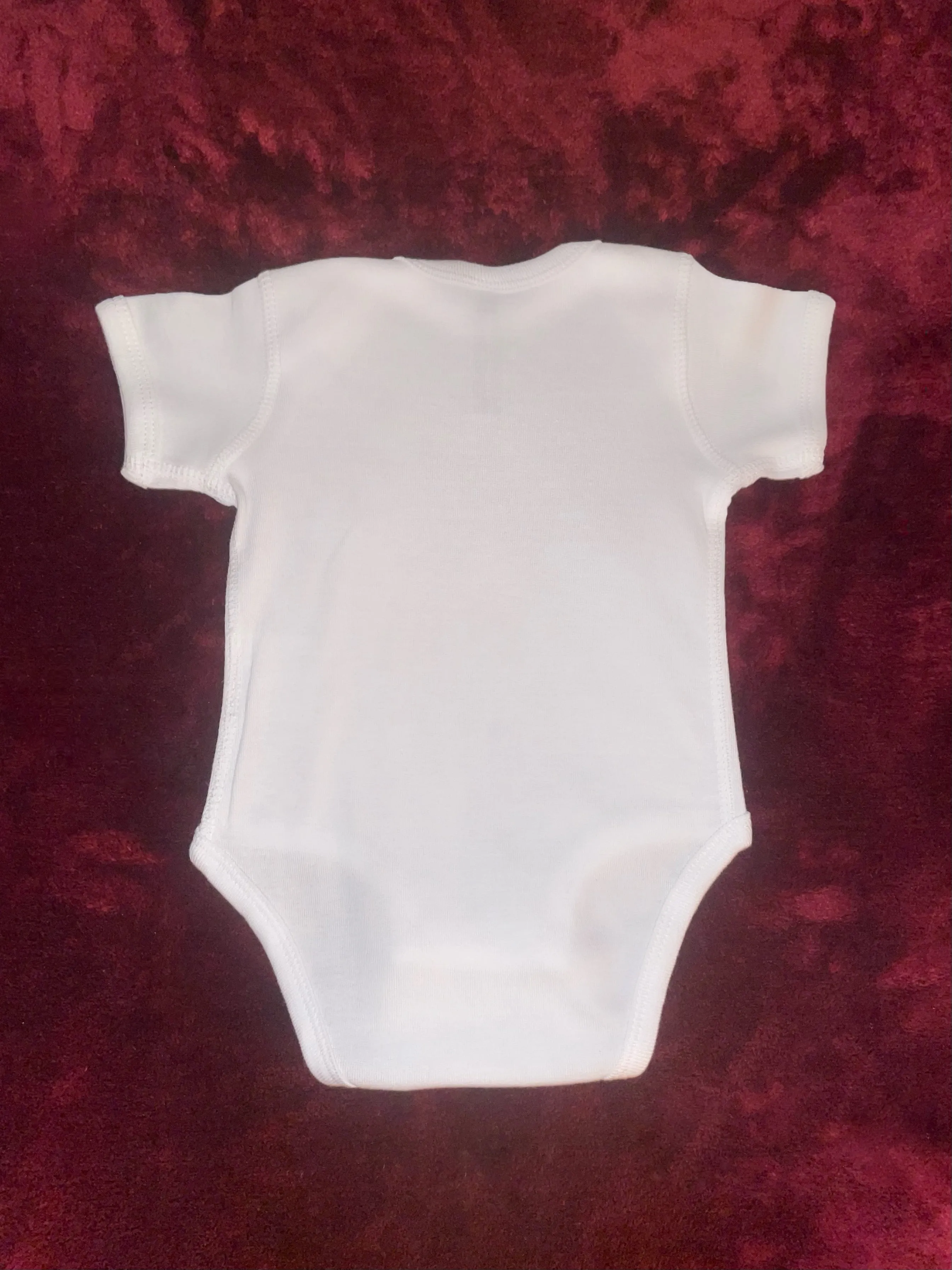Fallon Aurielle Baby Unisex Signature Detroit Rep Yo Set Onesie (White & Neon Pink)