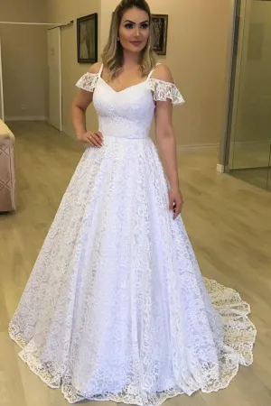 Full Lace Bridal Dress 2020 Off-the-shoulder vestido novia