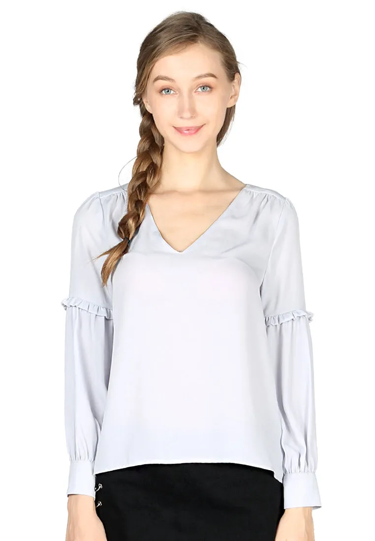 full sleeve casual lace top