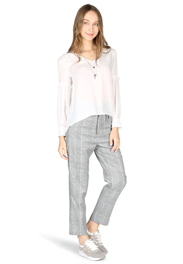 full sleeve casual lace top
