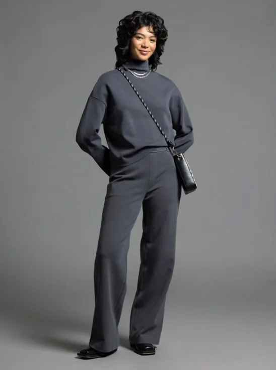 Genevieve Mock Neck Top