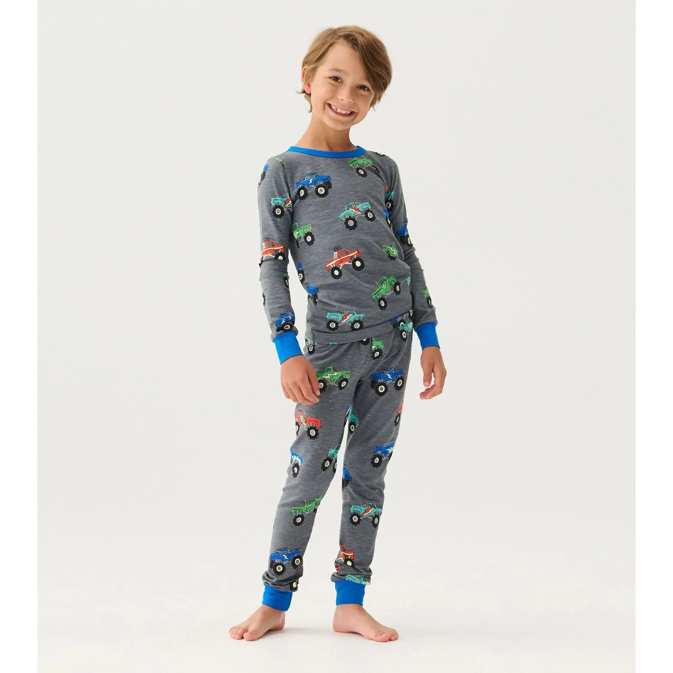 Hatley Monster Trucks Pj Set F24mtk1789