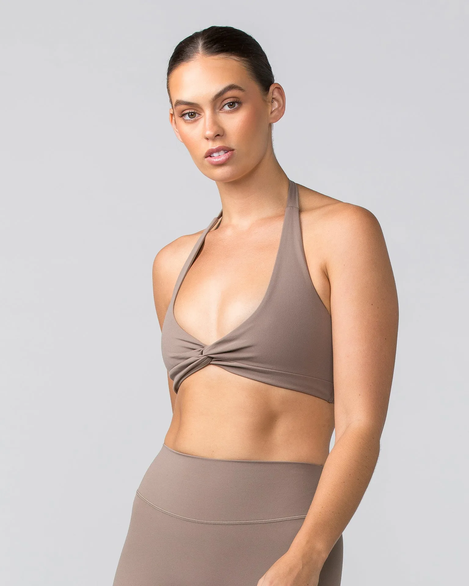 Hype Halter Bralette - Mushroom