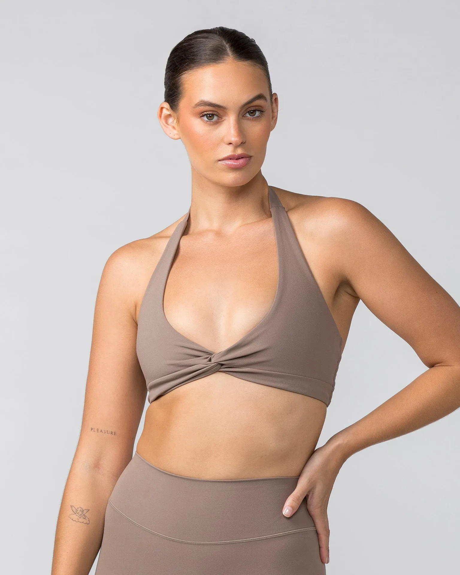 Hype Halter Bralette - Mushroom