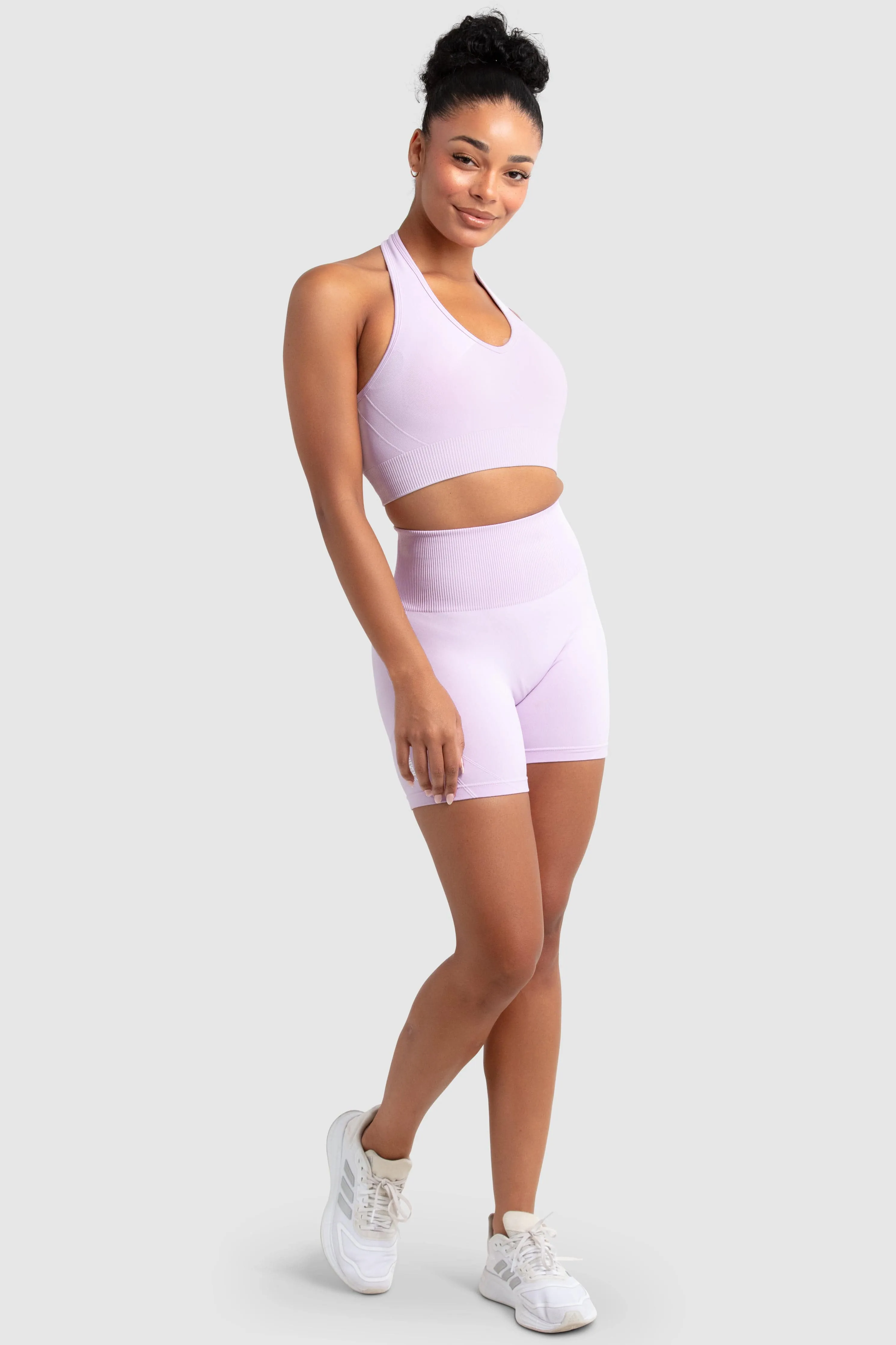 Hyperflex 2 Halter Neck Crop - Lilac