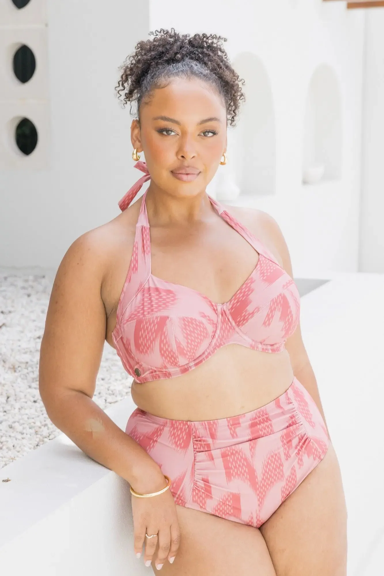 Ikat Dusk Underwire Halter