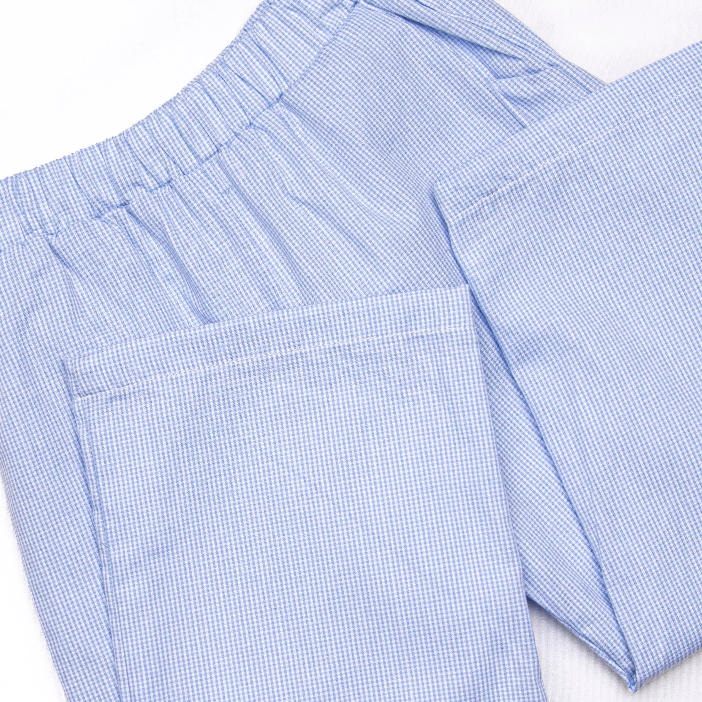 In the Sky Applique Pant Set, Blue