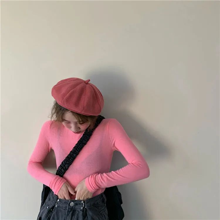 Ins Candy Slim Top KF81063