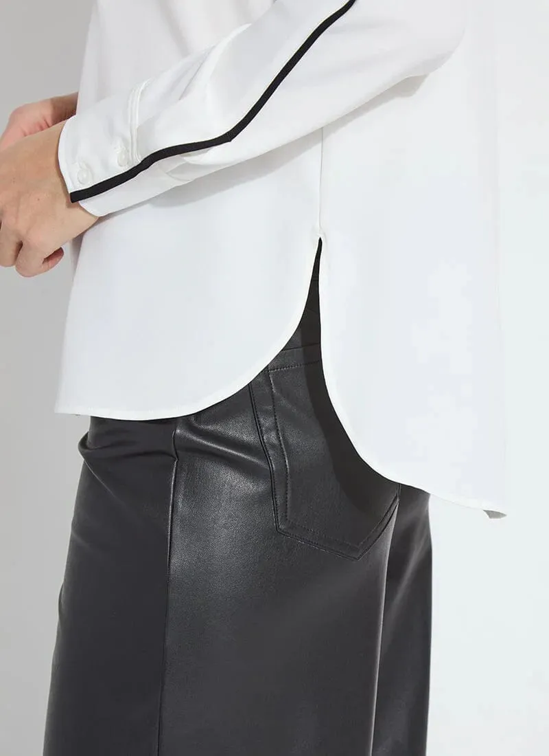 Josephine Tuxedo Shirt