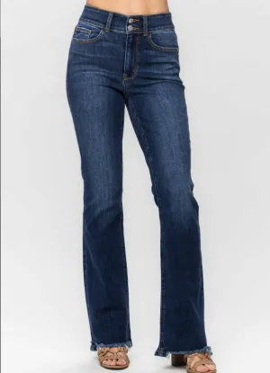 JUDY BLUE - HIGH WAISTED VINTAGE FRAYED HEM BOOTCUT (82568REG)