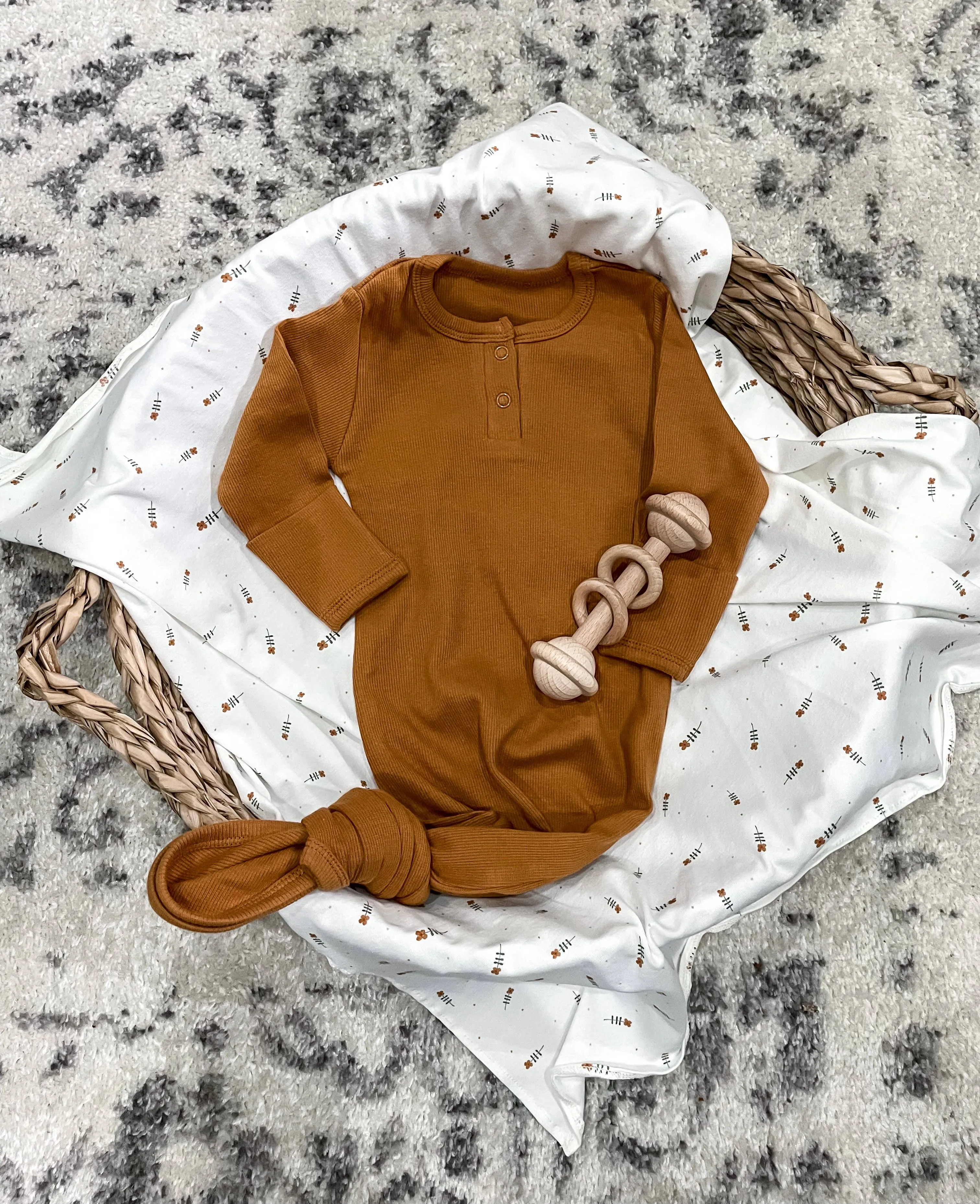 Knotted Baby Gown