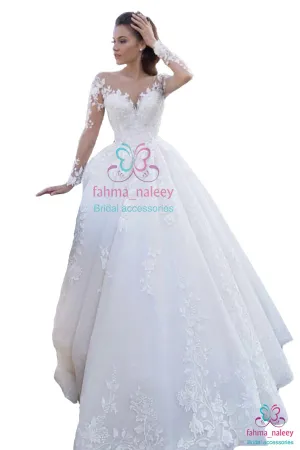 Lace Ball Wedding Gown