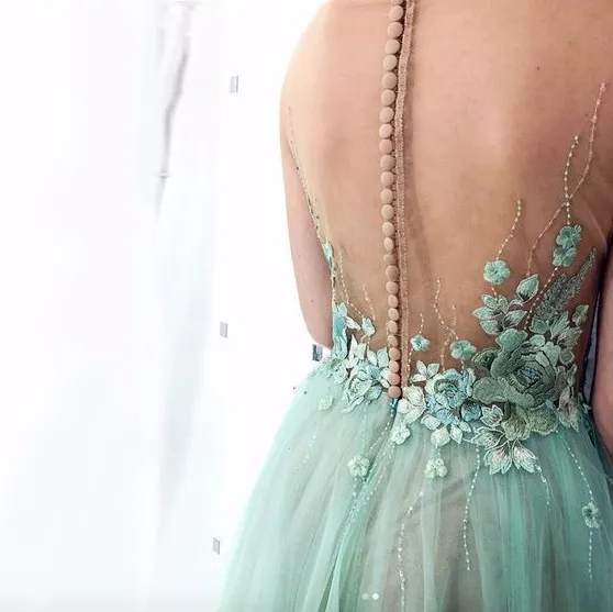 lace prom dresses 2020 turquoise blue elegant sleeveless floral cheap prom gowns 2021 robe de soiree