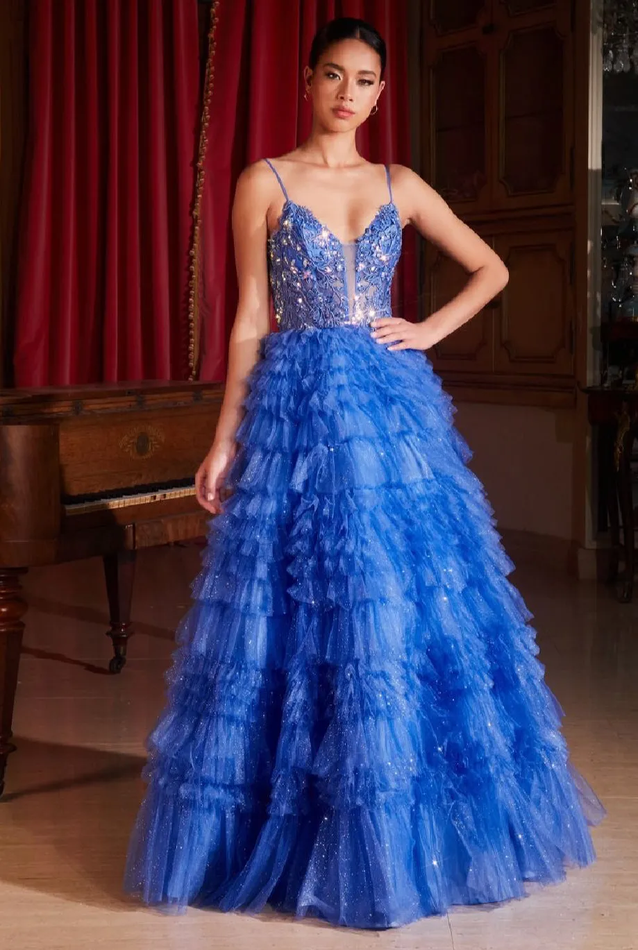 LaDivine by Cinderella Divine Evening Gown C152