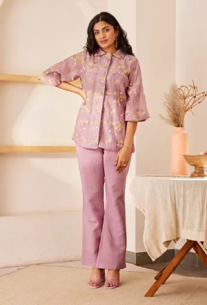 Lavender Sunvillea Shirt