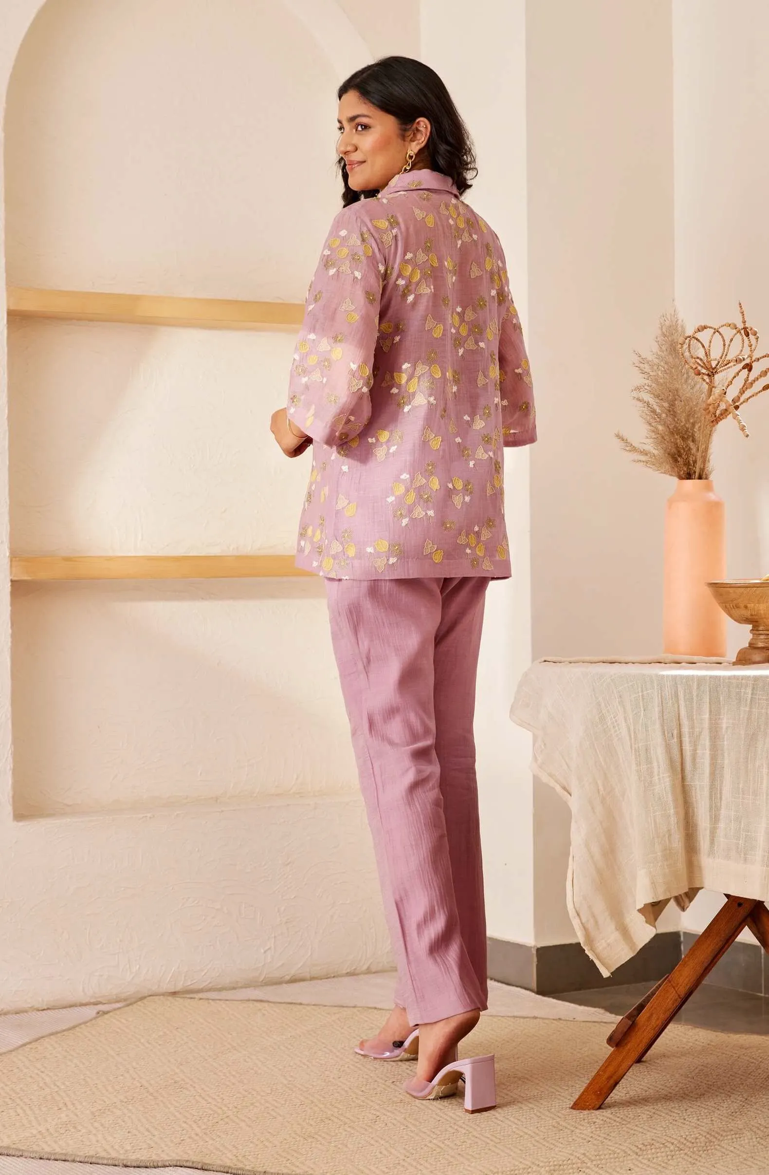 Lavender Sunvillea Shirt