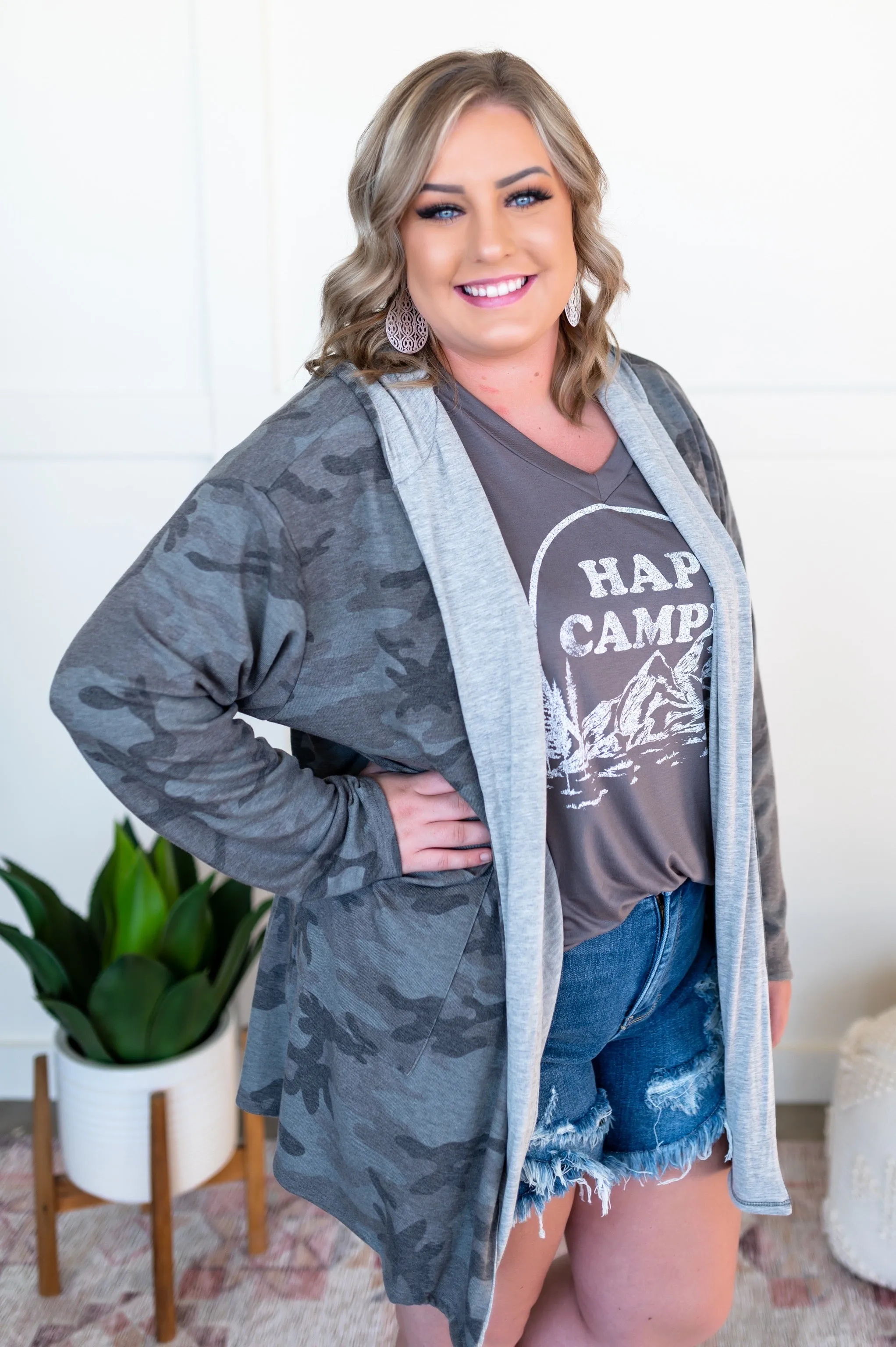 Live A Little Happy Camper Boyfriend Tee