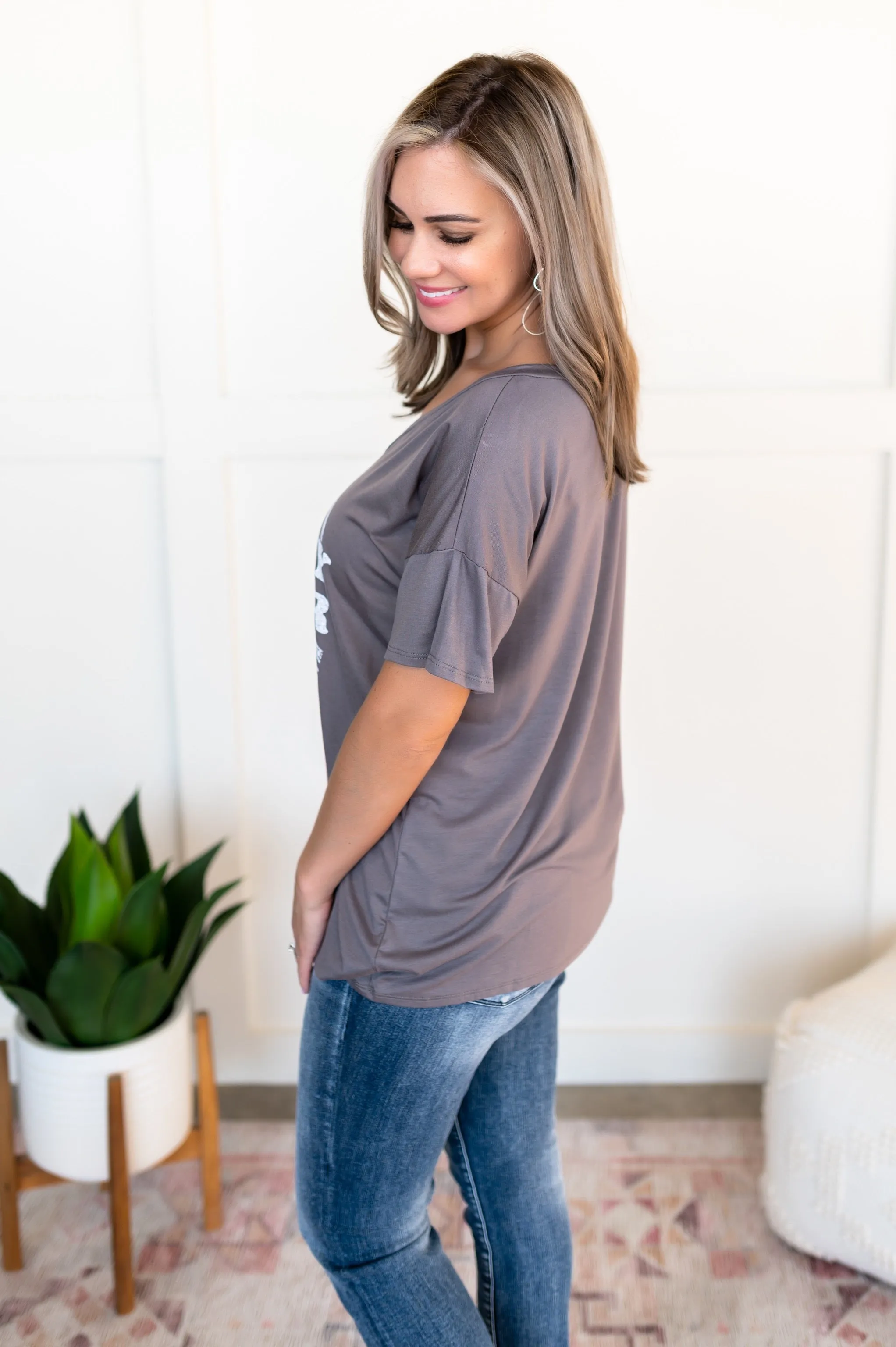 Live A Little Happy Camper Boyfriend Tee