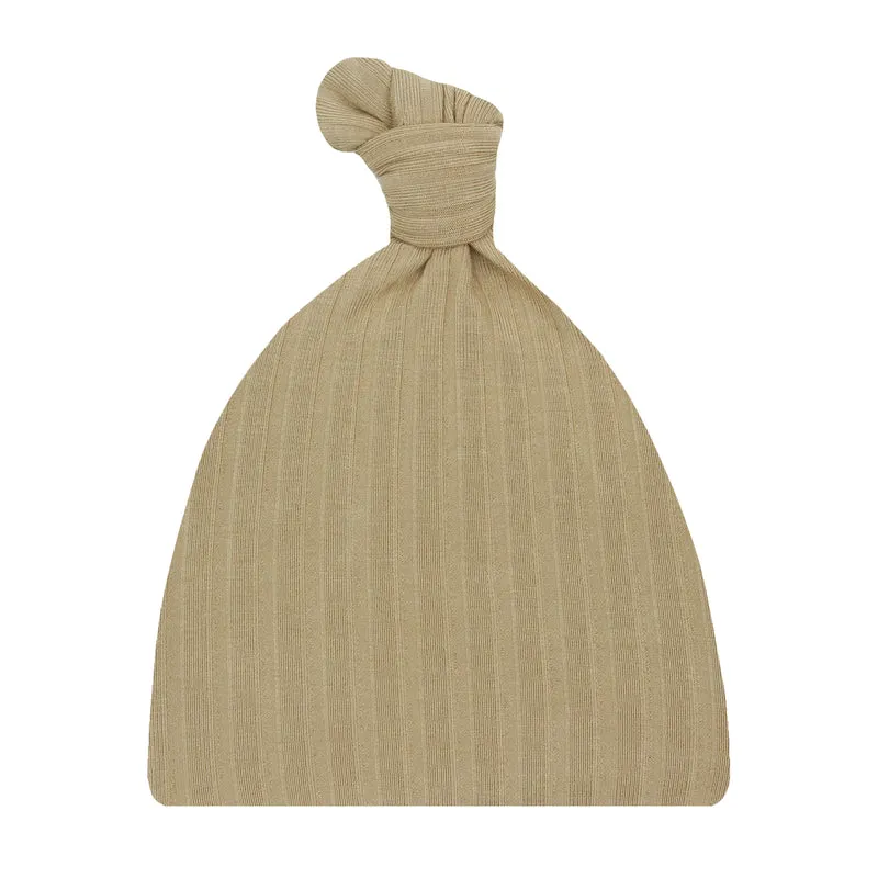 Lou Lou and Company Ribbed Top Knot Hat - Jake