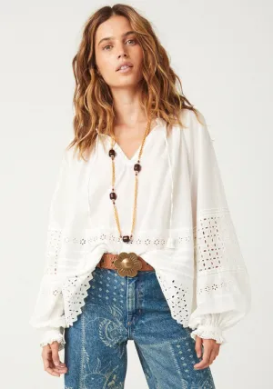 Love in the Afternoon Lace Blouse - Daisy