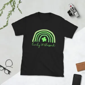 Lucky and Blessed Short-Sleeve Unisex T-Shirt